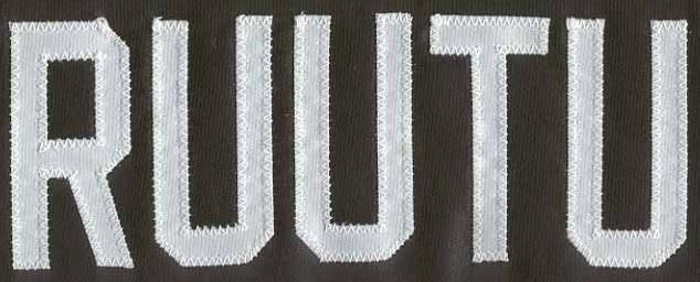 (image for)  5" Pre-Stitched Twill Letters (1 color) - Click Image to Close